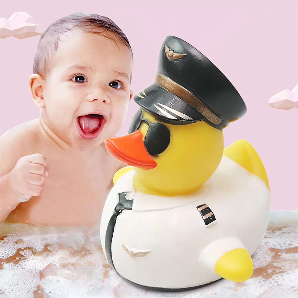 

Baby Bath Toys Funny Rubber Duck Sound Shower Water Floating Yellow Duck Children'S Toy Baby Shower Toy for Baby Bathroom Shower