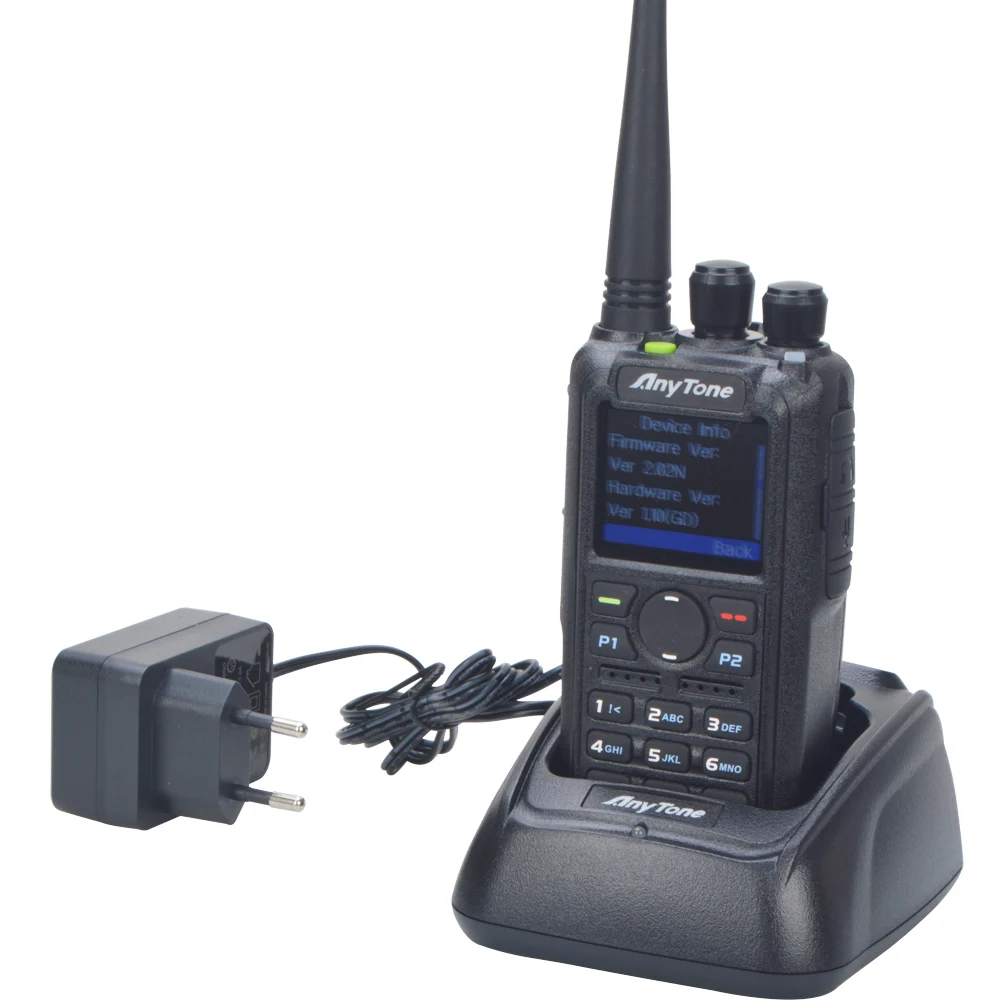 Новинка Двухдиапазонная портативная Любительская рация Bluetooth PTT GPS APRS VHF/UHF Digitial DMR