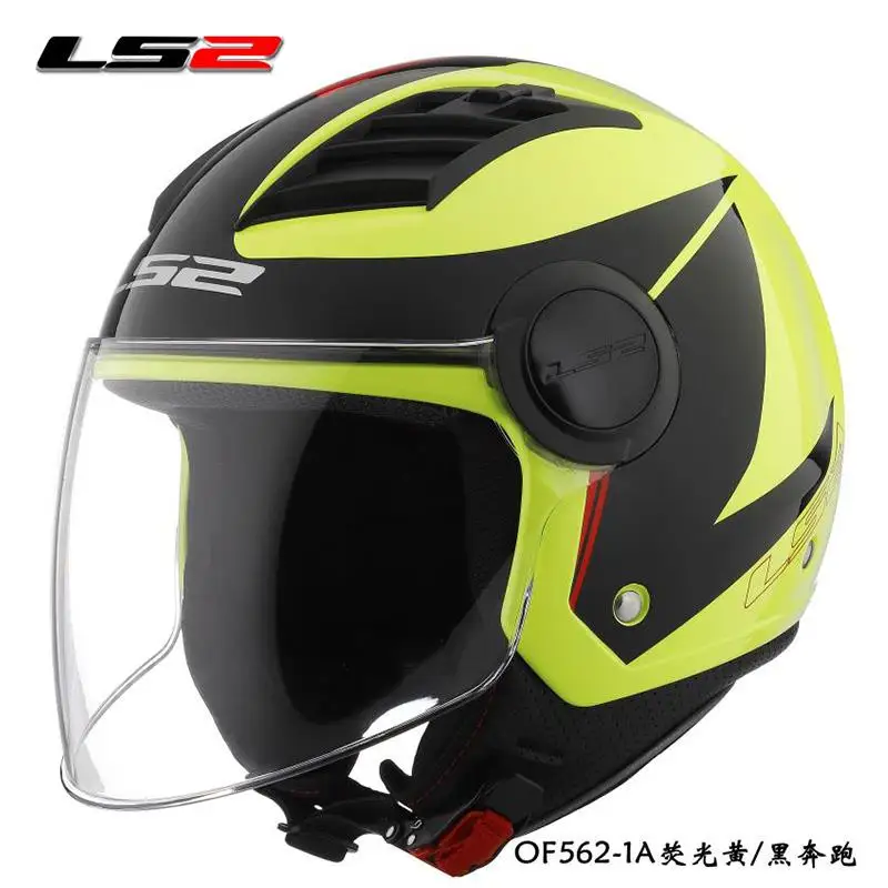 LS2 OF562 airflow open face motorcycle helmet jet scooter half motorbike helmets man woman original vespa summer | Автомобили и