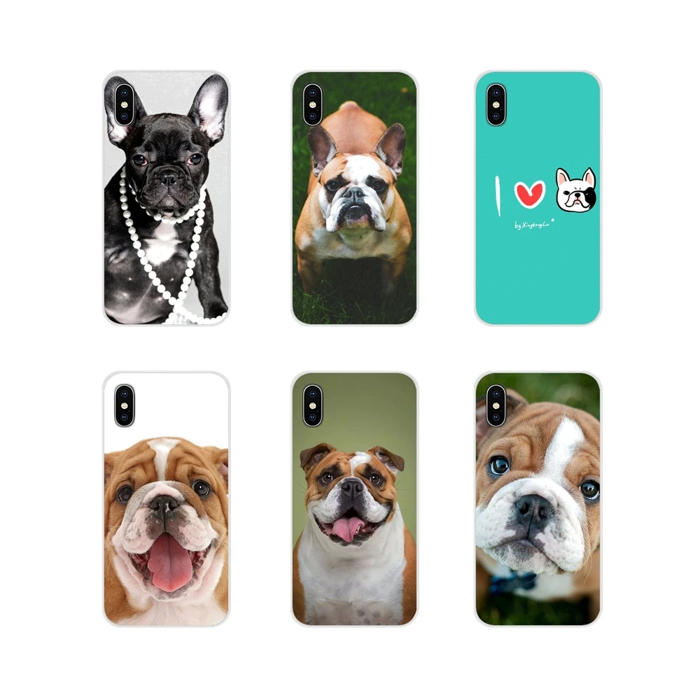 Аксессуары чехлы для Samsung Galaxy S2 S3 S4 S5 Mini S6 S7 Edge S8 S9 S10E Lite Plus с французским бульдогом собакой животными.