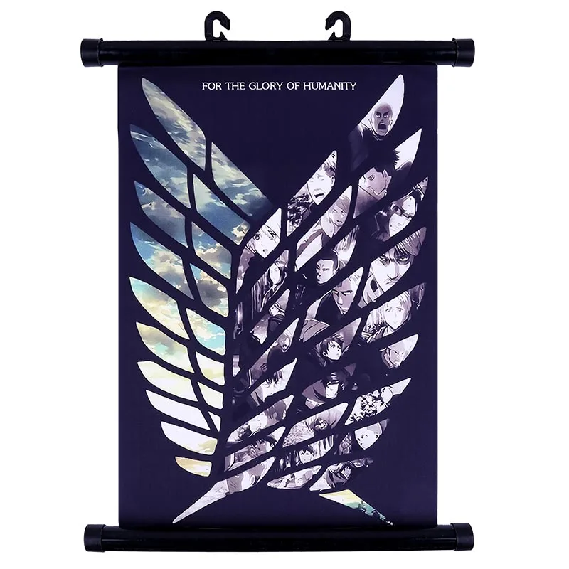 Японский аниме атака на Титанов Крылья Свободы Холст водонепроницаемый