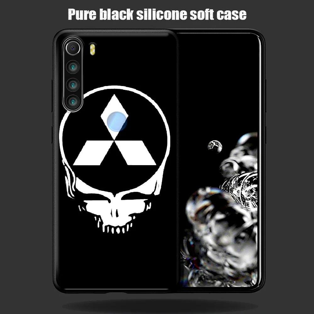 

Mitsubishi Sport Car Logo Phone Case Cover Hull For XIAOMI Redmi 7 7A 8 8A 9 9C Note 6 7 8 9 9S K20 Pro K30 black Funda Tpu