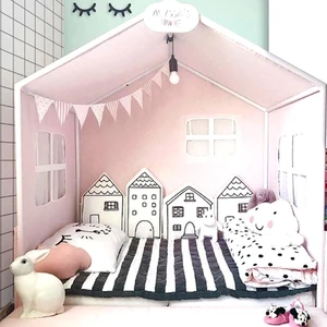 Бампер для детской кроватки в скандинавском стиле, 4 шт.