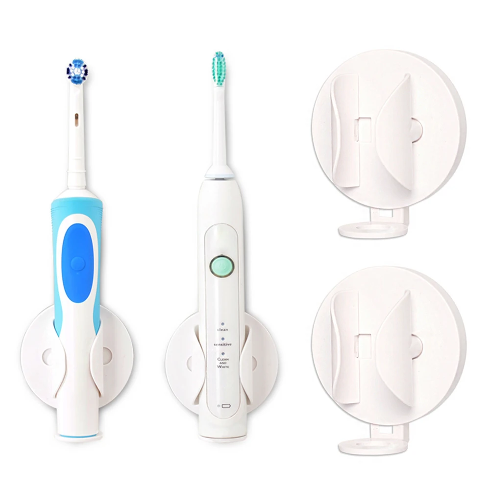 

Electric Toothbrush Holder Wall-Mounted Storage Bracket Elastic Protection To Keep Dry And Traceless Bathroom Accessories