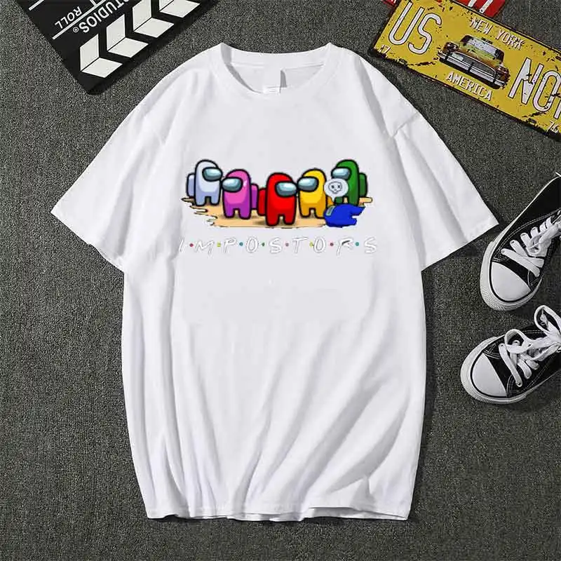 

Impostor Women's Harajuku Love T Shirt Women Feminina Ladies Ulzzang Cotton T Shirts Women 2020 Summer Femme Clothes