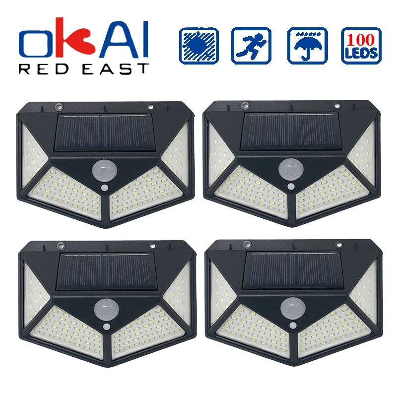 

Solar Led Light Outdoor Solar Light PIR Motion Sensor Wall Light Waterproof Solar Powered Sunlight for Garden Decoration Outdoor