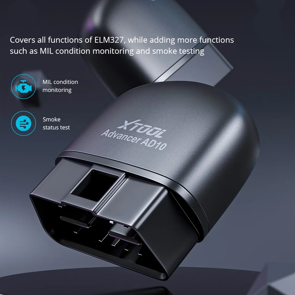 Новейший считыватель кодов XTOOL AD10 OBD2 ELM327 OBD 2 HUD мини автомобильные инструменты