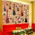 Ностальгическая настенная бумага, Фреска, гитара, музыкальное оборудование, инструменты, фон для стен, промышленное украшение, 3d обои