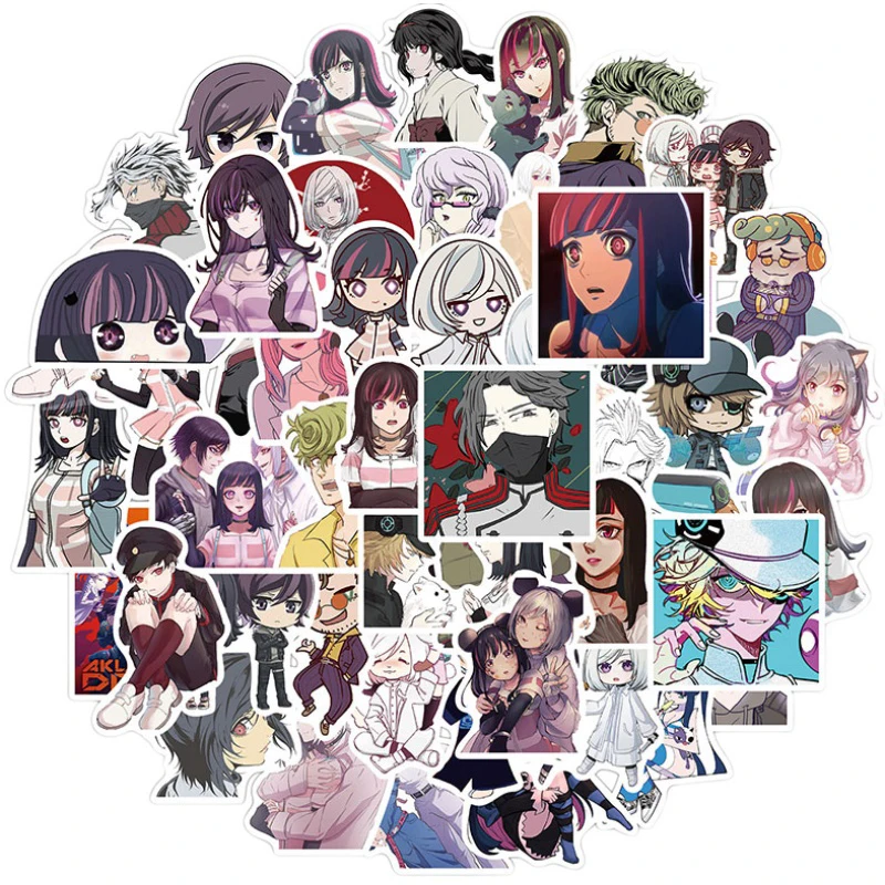 

50 pcs Anime Sticker Akudama Drive Cutthroat Ordinary Person accessories Cosplay Prop