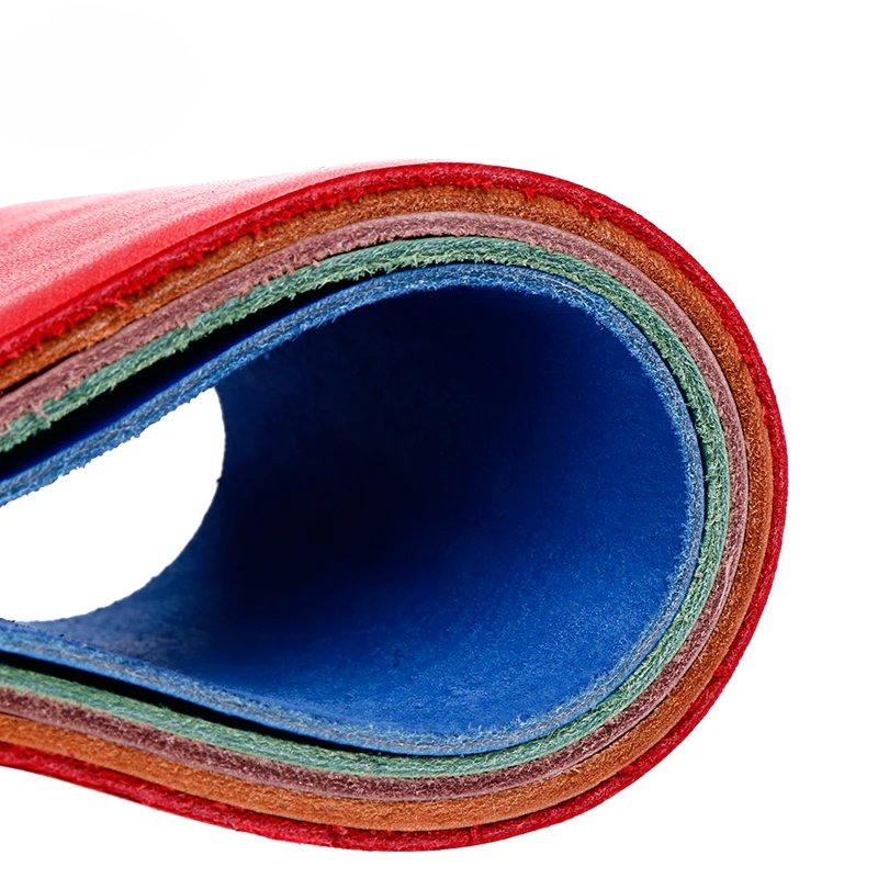 Красный цвет растительного дубления воловьей кожи материал ткань кусок