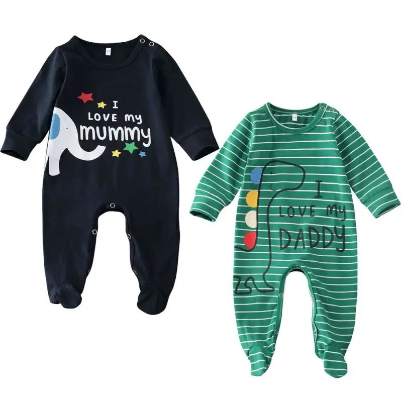 2019 NEW infant newborn boy girl wrapped Footies jumpsuit cotton comfortable cute printed long sleeve palysuit 0-6M baby clothes | Детская