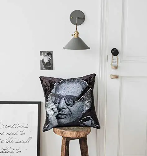 Реверсивный Джефф голдблюм Sequin Подушка Чехол декоративная подушка русалка