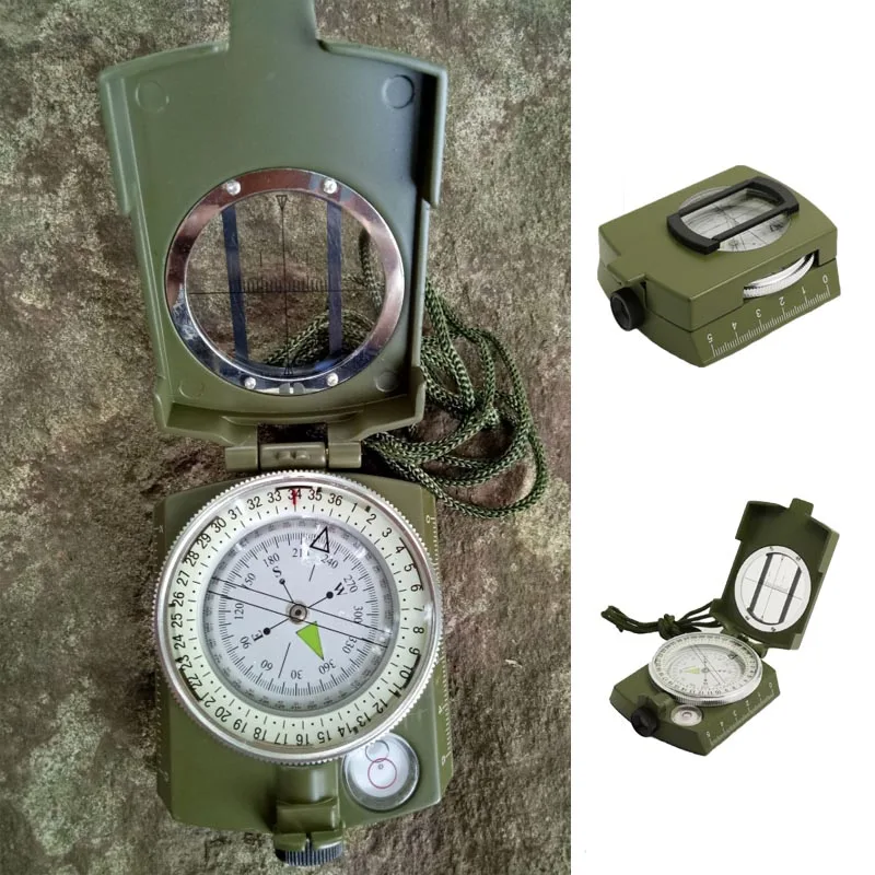 Военный линзатический Компас для выживания компас пеших прогулок кемпинга EDC