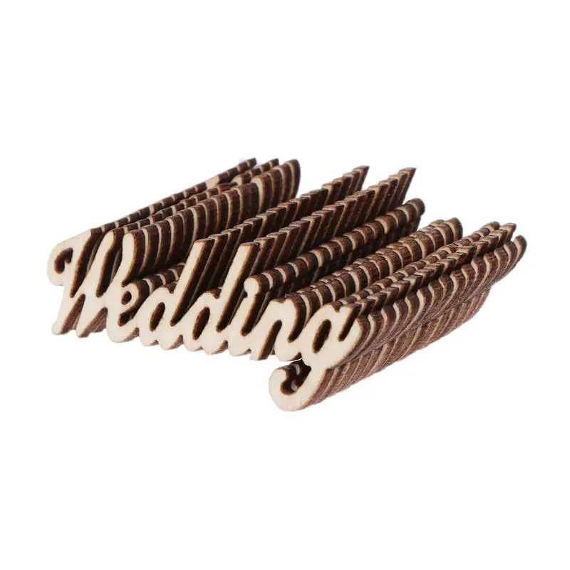 15 шт. деревянный свадебный стол конфетти разброс винтажные деревенские вечерние