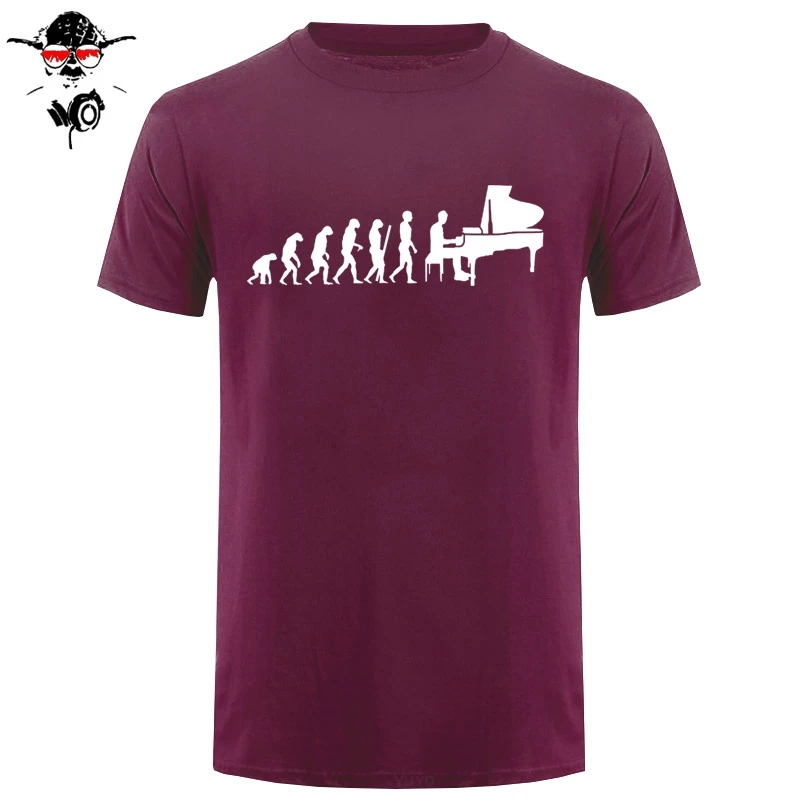 Футболка мужская с изображением пианино и фортепиано | Мужская одежда