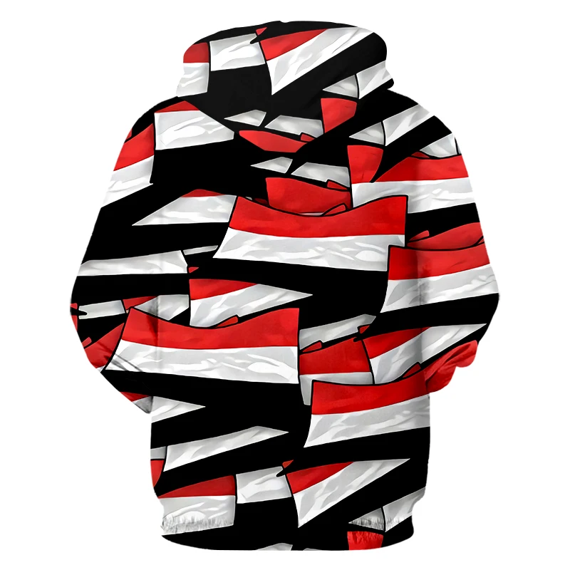 CJLM весенние мужские толстовки на молнии с длинным рукавом 3D принтом флагом