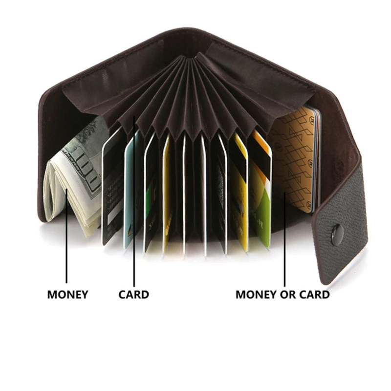 Визитница из искусственной кожи для удостоверения личности и кредитных карт