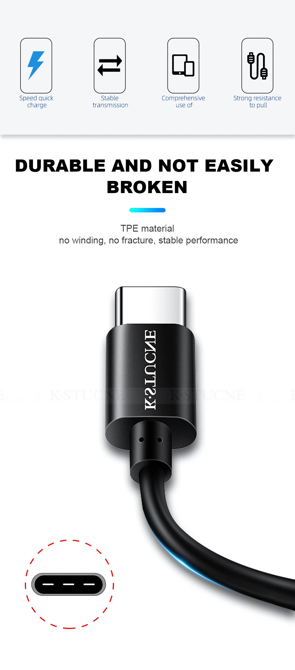 20 см usb type-C кабель для samsung Galaxy S9 S8 Plus Быстрая зарядка кабель type-C для huawei P10 P20 Pro зарядный кабель для мобильного телефона