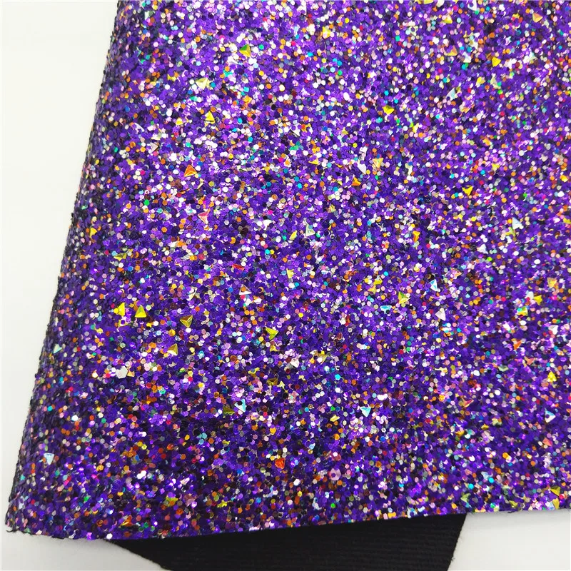 Фиолетовые блестящие кожаные единороги со стразами искусственная кожа фетровая