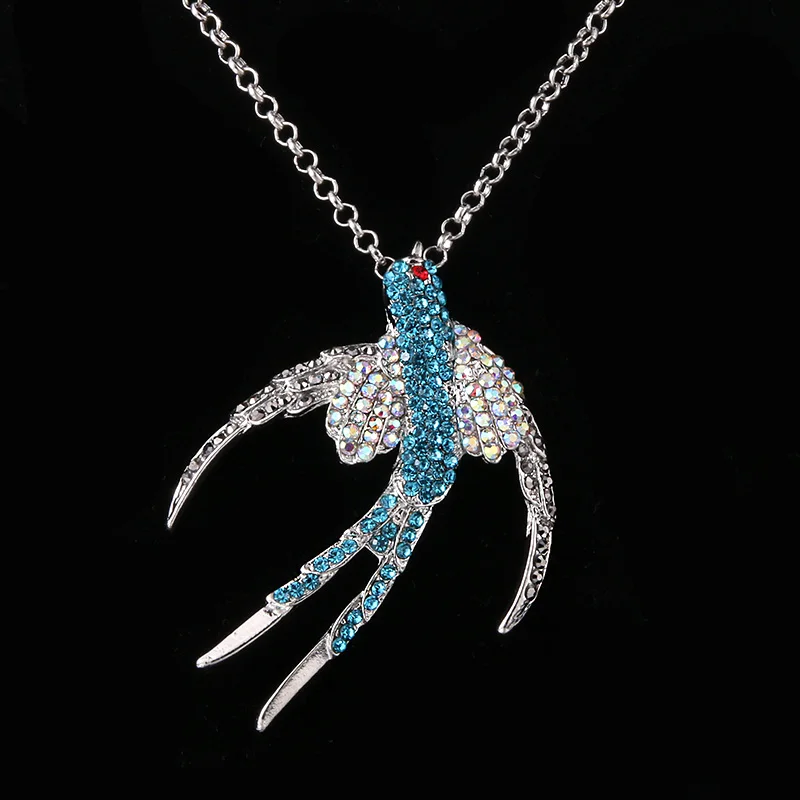10 видов стилей Стразы птица Древо жизни с украшением в виде кристаллов ожерелье