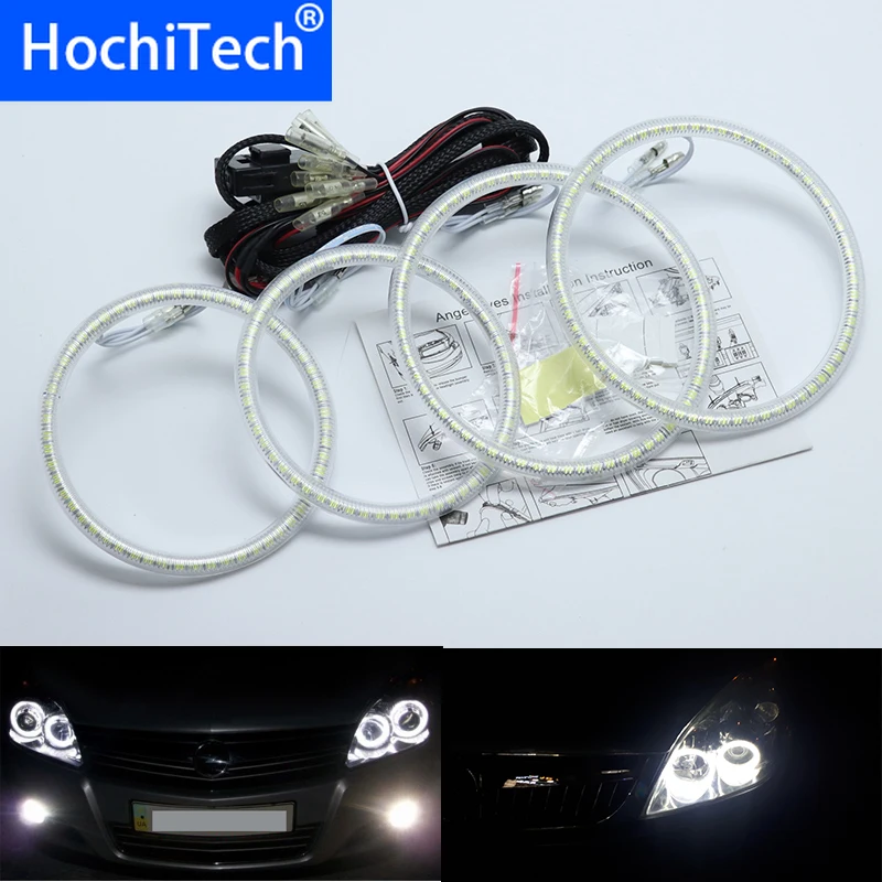Для Opel Astra H NON projector 2007 2010 ультра яркий SMD белый светодиодный ангельские глазки 2600LM