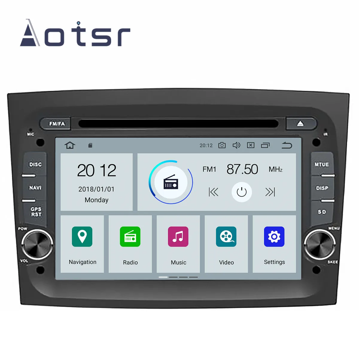 Автомагнитола с GPS навигацией для FIAT DOBLO 9 1 2016 2017 2018|Автомагнитолы| |