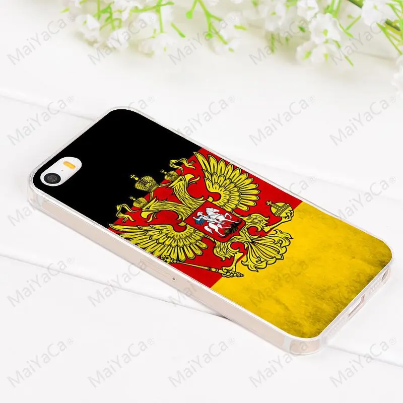 MaiYaCa герб России прозрачный мягкий ТПУ чехол для телефона чехол для iPhone 8 7 6 6S Plus XS MAX XR 5 5S SE 11 11pro max чехол