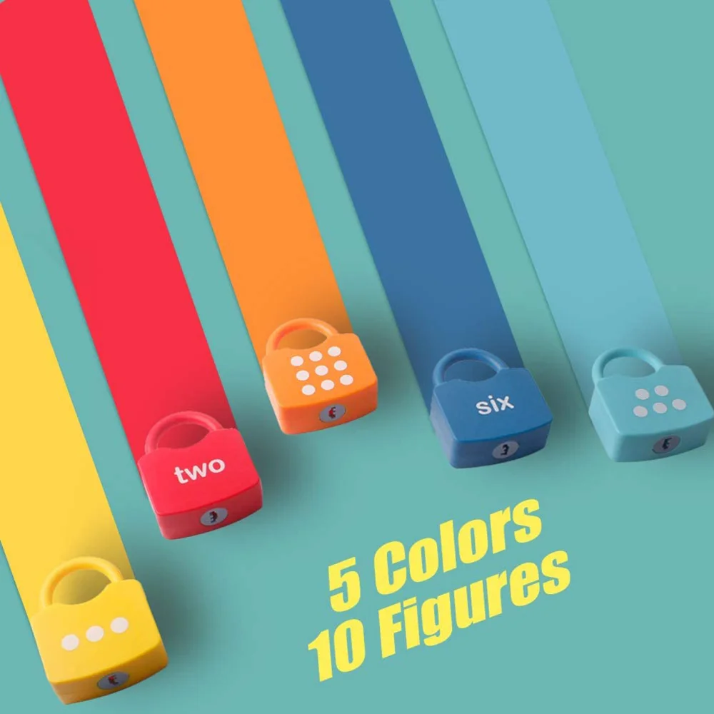 

1 Set Kids Numeric Locks with Keys Numbers Educational for Learning Numbers