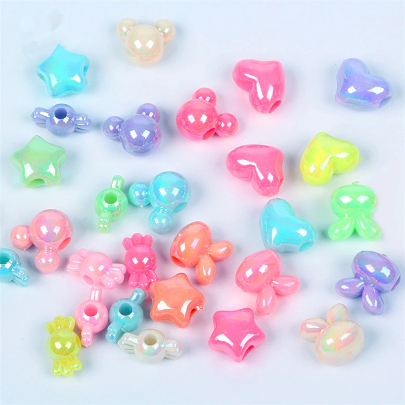 Детский мультфильм Мышь ярких цветов кролик вышивка звёздочки или бриллианты