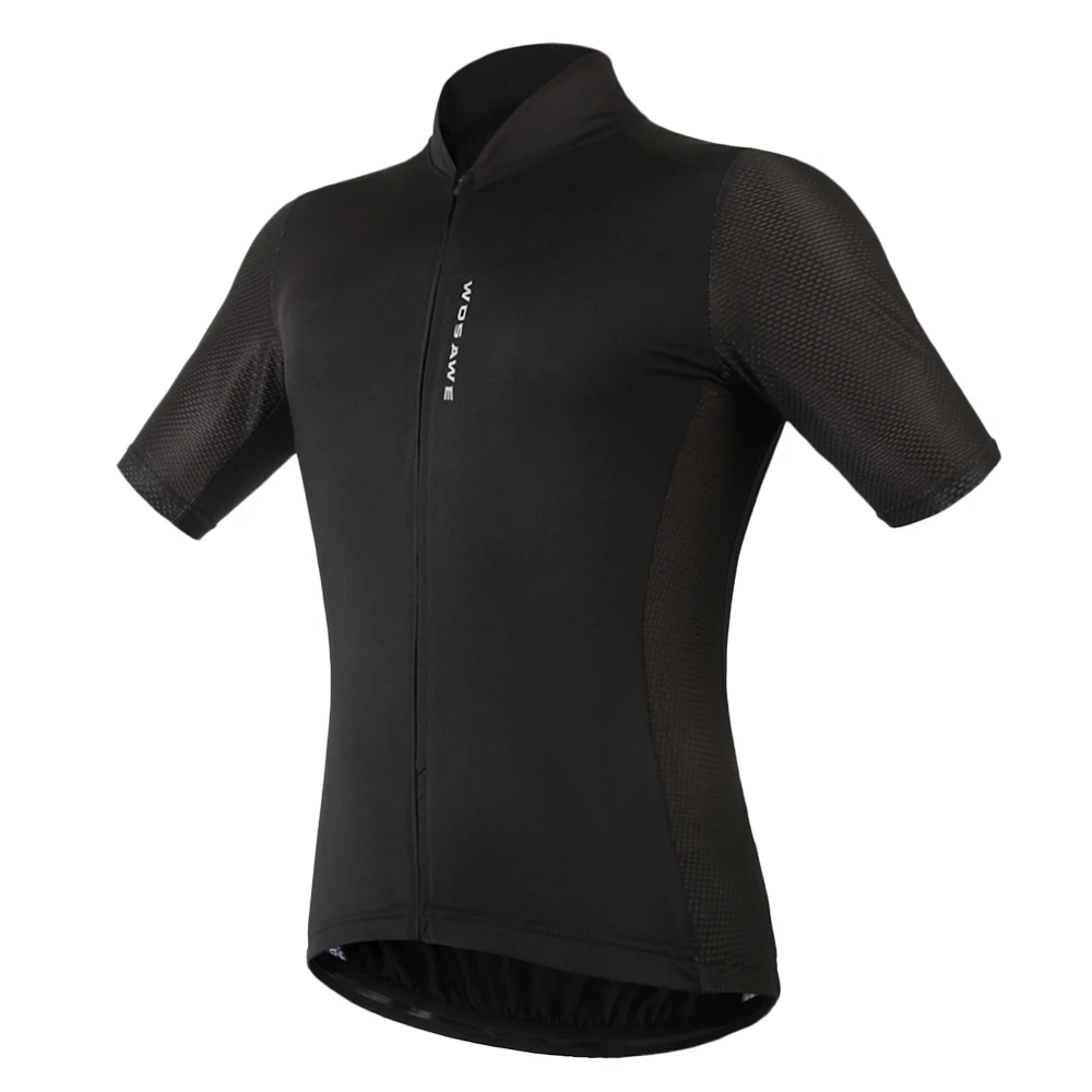 BC237-Black WOSAWE Велоспорт MTB Джерси Мужская велосипедная белая рубашка легкая ткань велосипедные гонки на дорогах одежда горные для мотокросса из ткани Джерси лето - Цвет: BC237-Black
