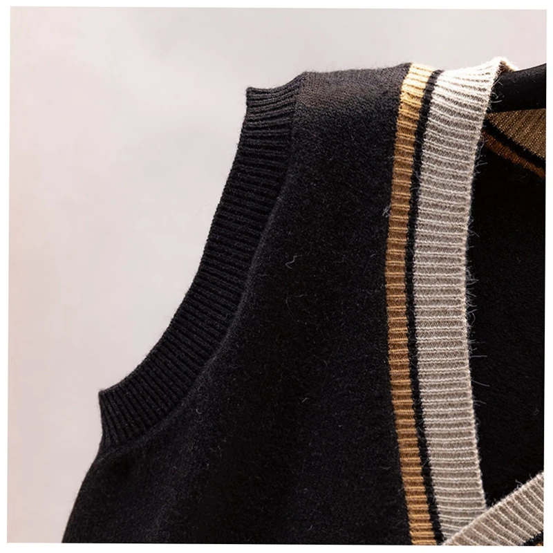 

Pink Sweater Vest Tops Women 2021 Punk Sweater Sweater Woman Wool Sweater Oversized Sweater Vest Sweatervest