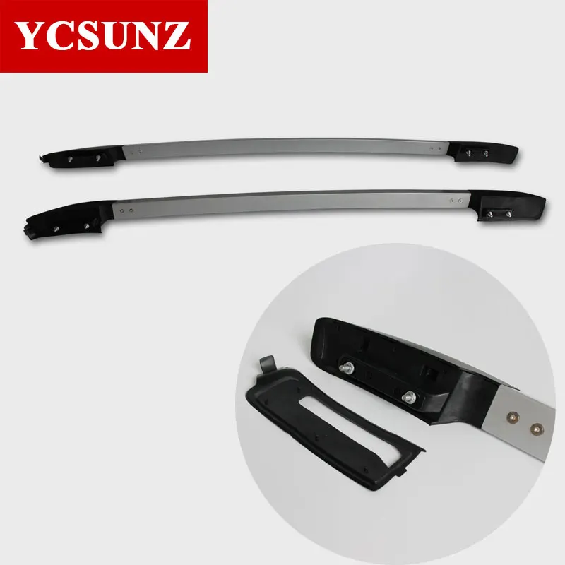 sliver(screw) Черный рейлинги Rack Перевозчик бары для Ford Ranger WILDTRACK 2012 2013 T6 T7 кабина с двумя рядами - Цвет: sliver(screw)