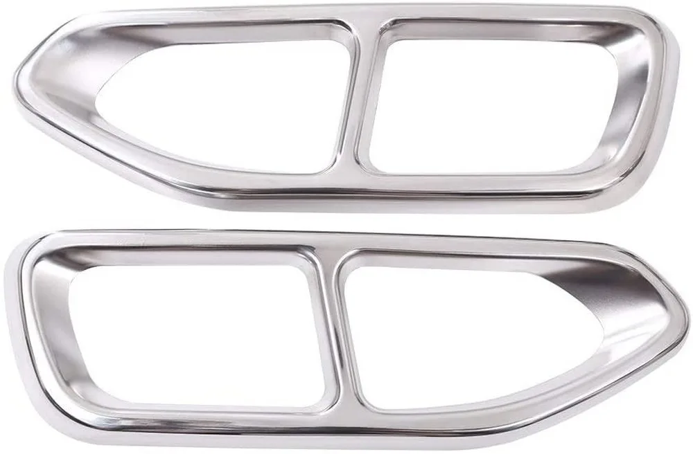 Крышка заднего отделка выхлопной трубы из нержавеющей стали 304 2 шт для BMW 7 серии