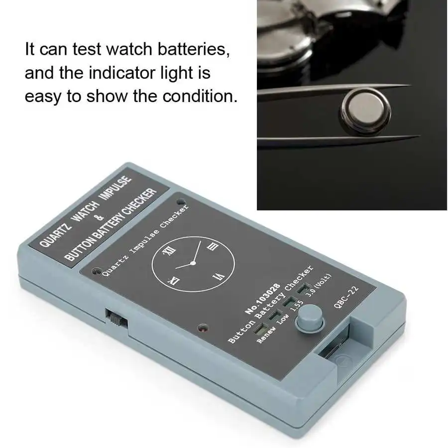 Portable Button Battery Meter Cell Voltage Current Tester Watch Repairing Tool Accessories Professional | Наручные часы