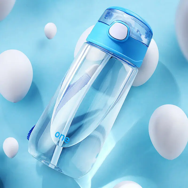 500 мл детская бутылка для воды с соломинкой школы питья отдыха вечеринки спорта
