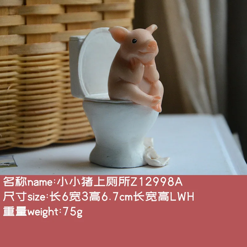 Фигурки животных аксессуары для украшения дома Скандинавская винтажная свинья