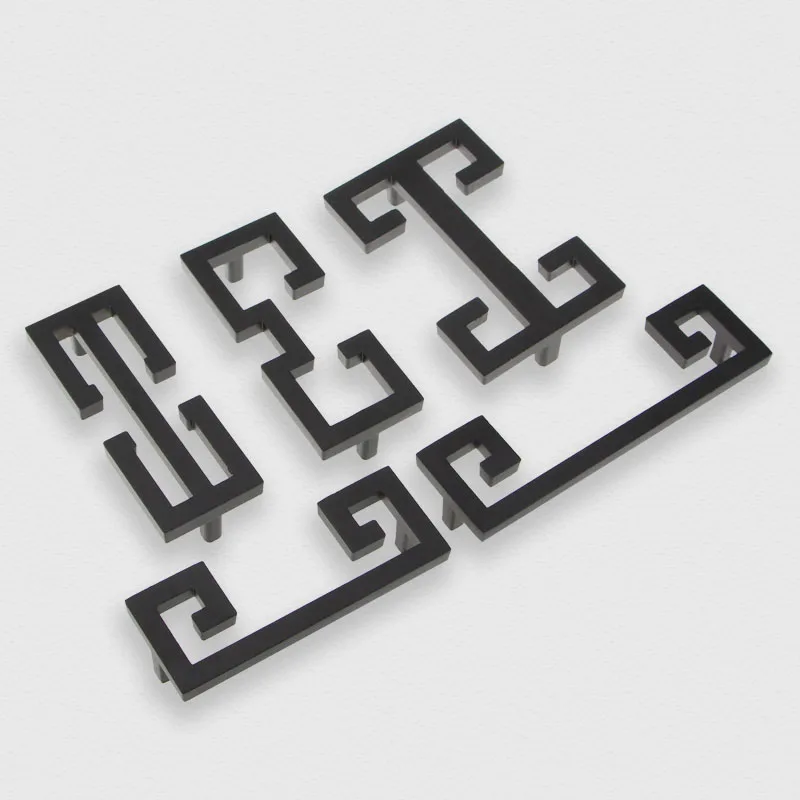 Ручка для шкафа из цинкового сплава кухонная ручка в китайском стиле под старину