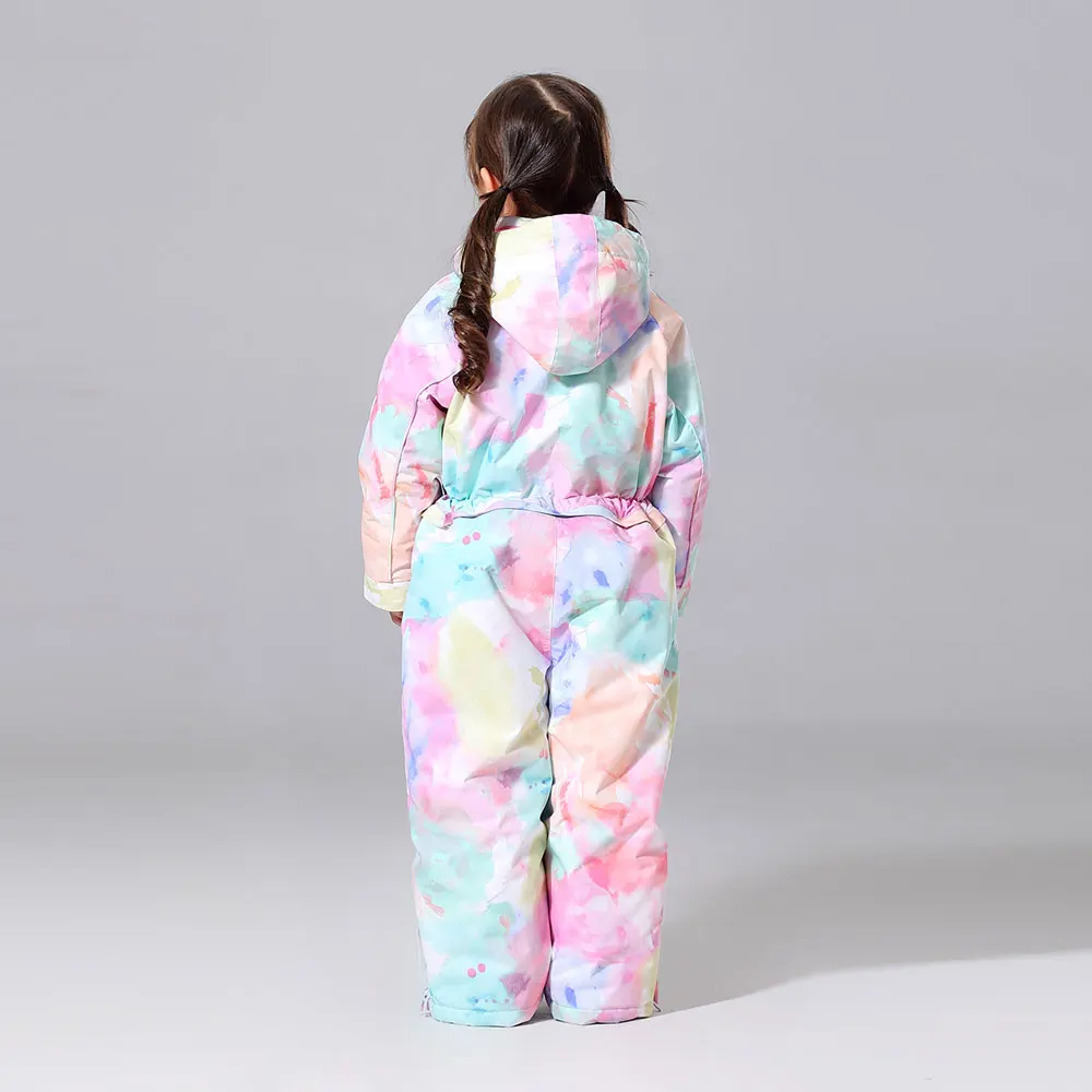 Новинка 2020 года Лыжная куртка и штаны для девочек Зимний теплый лыжный костюм