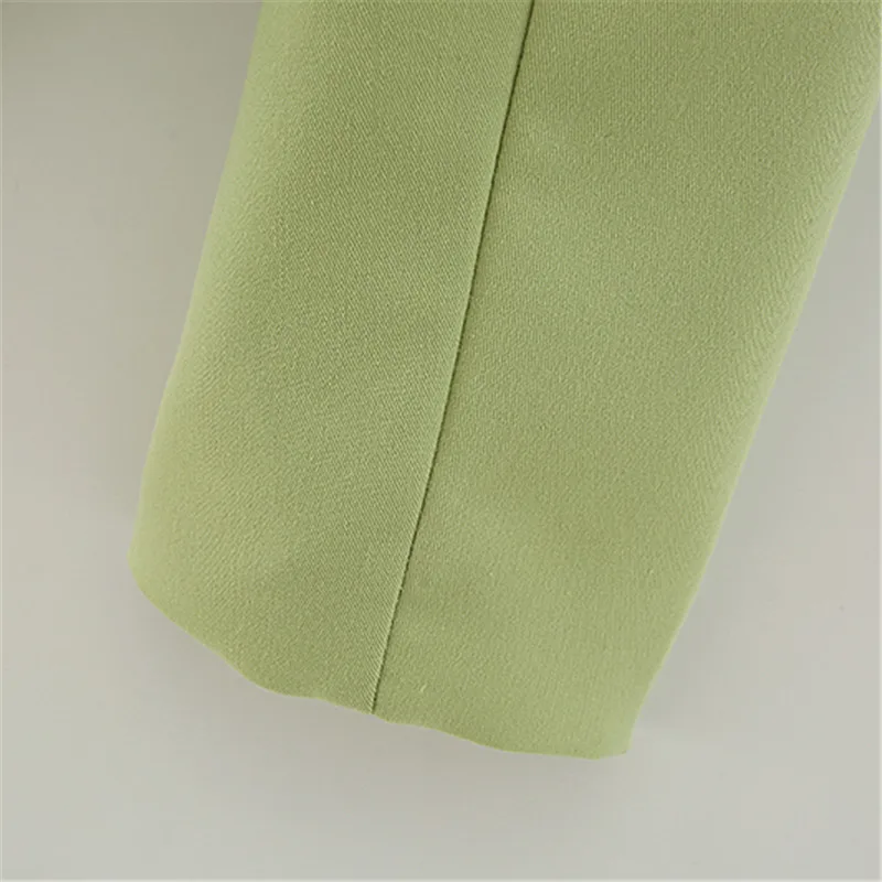 

Fashion Short Blazer Jacket Women's Double Breasted Long Sleeve Blazers Feminino Office Wear Suit Jacket