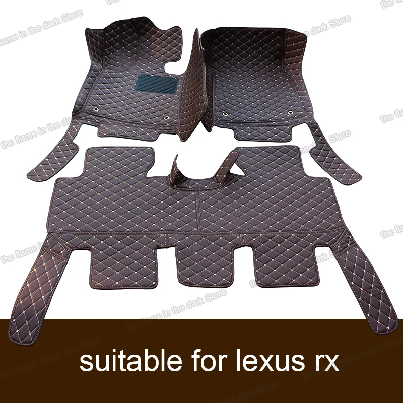Кожаные автомобильные коврики для lexus rx rx350 rx200t rx300 rx450h 2015 2016 2017 2018 2019 2020 2021 коврик