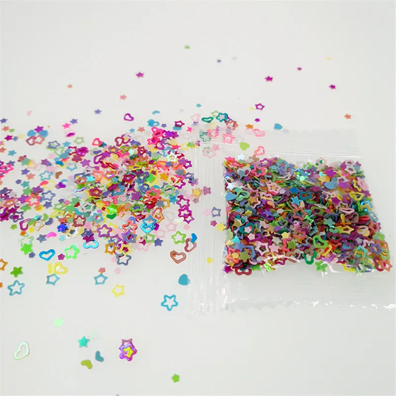 Новинка полимерная глина волшебный песок порошок для слайма 80 мл блестящий