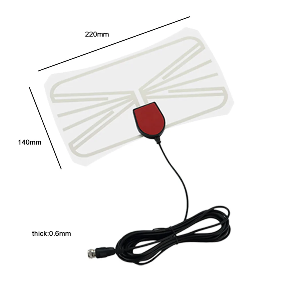 

Indoor Digital Antenna Amplified 80 Mile Range 4K VHF UHF Freeview For Life Local Channels Broadcast Home Audio Video Equipments