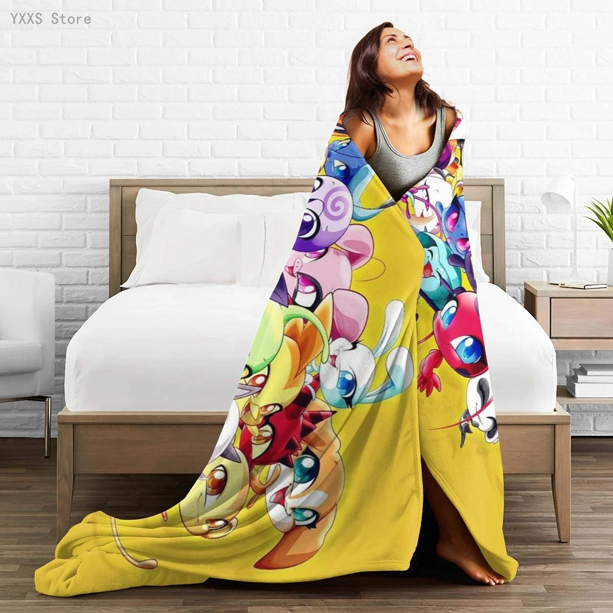 

Anime 3D printed Ultra-Soft Micro Fleece Blanket flannel throw Sherpa bedspread bedding sofa picnic fur soft blanket 300336202