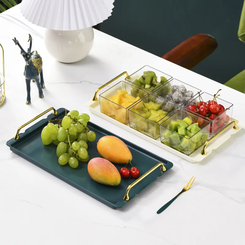 

Nordic Fruit Dessert Snacks Serving Platter Party Fruit Snack Plate Candy Nuts Salad Dishes Plate Cake Food Kitchen Plate