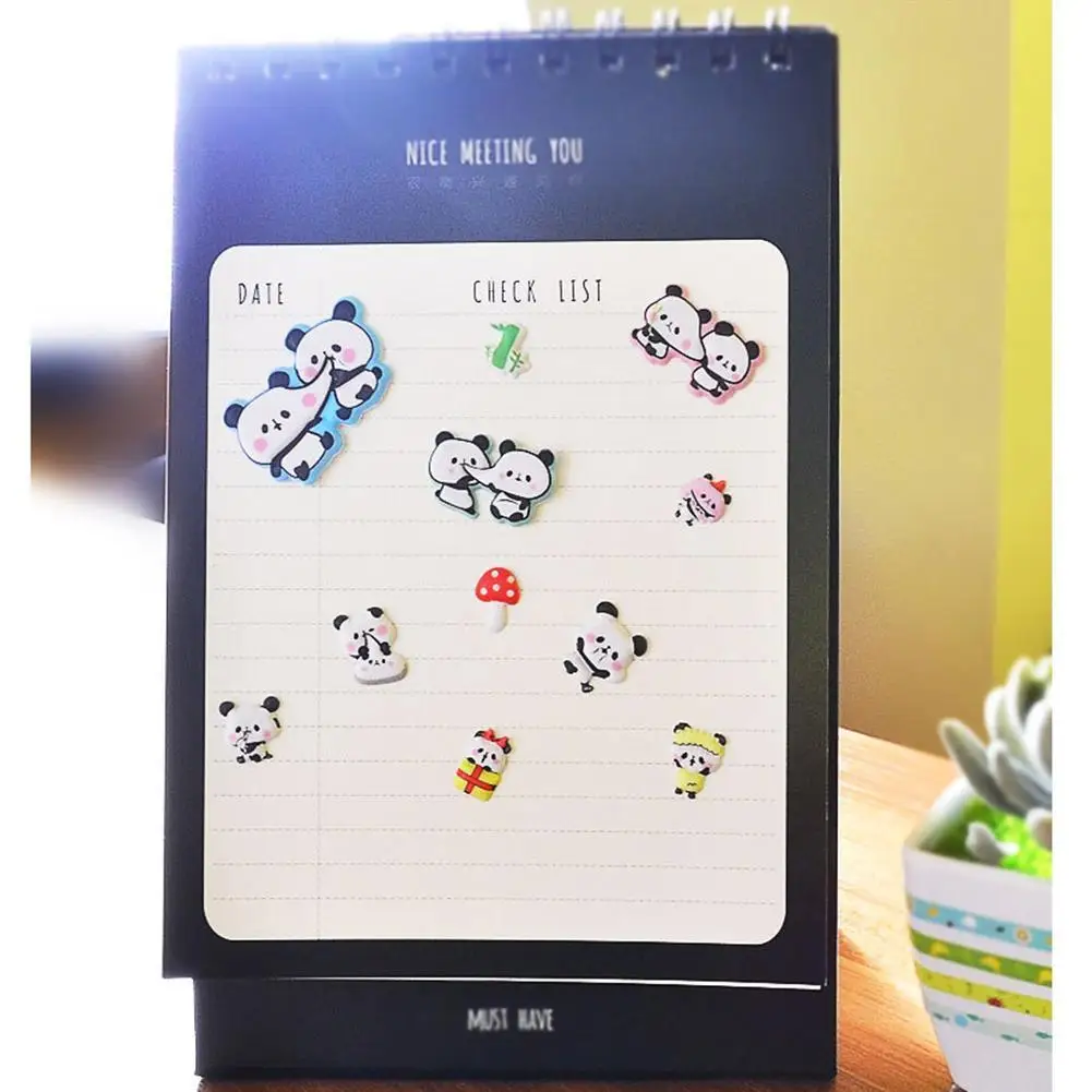 

Panda Stickers 3D Three-dimensional Cute Animal Seal Label Cell Phone Accessories Stationery Scrapbook Diary Adornment Supp G6U4