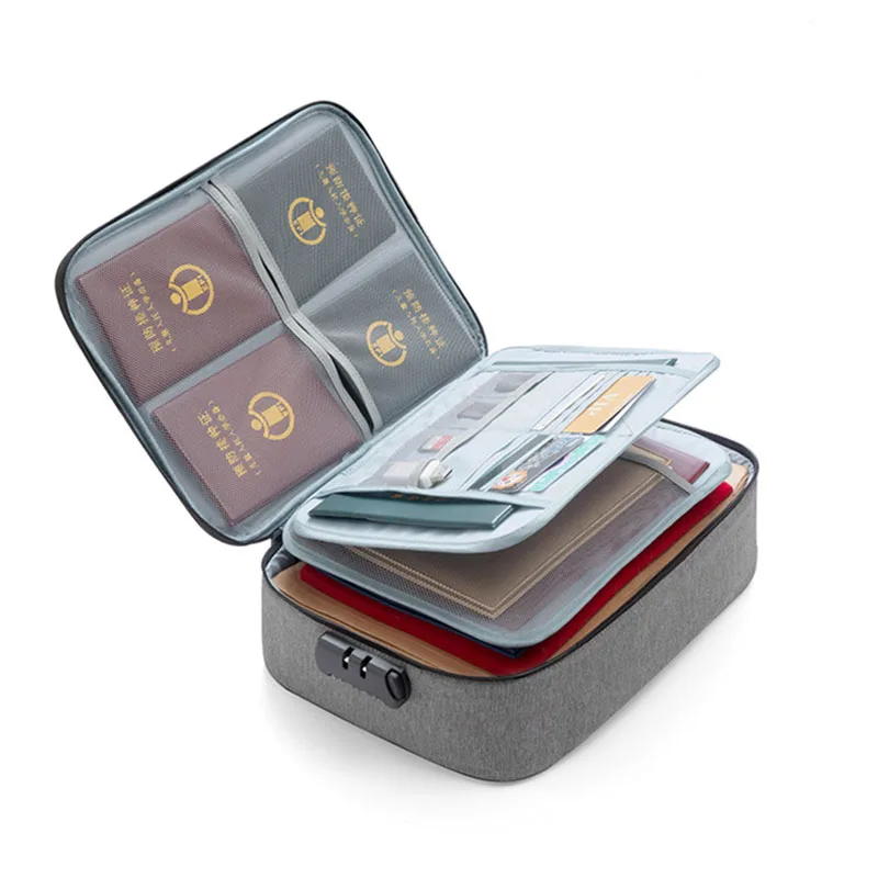 

5 style credentials storage bags Multifunctional document tidy boxes home storage organizer Drawer container travel Portable bag