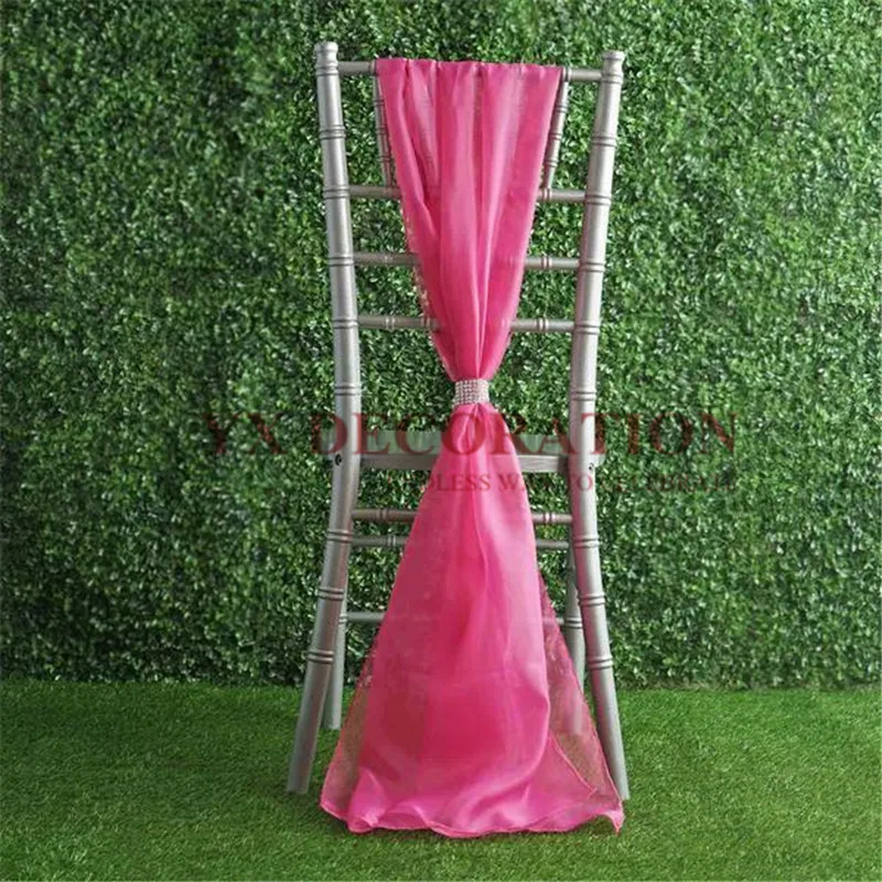 100% Chiffon Chiavari Chair Sash Tie Bow Cap Hood Cover For Banquet Wedding Event Decoration | Дом и сад