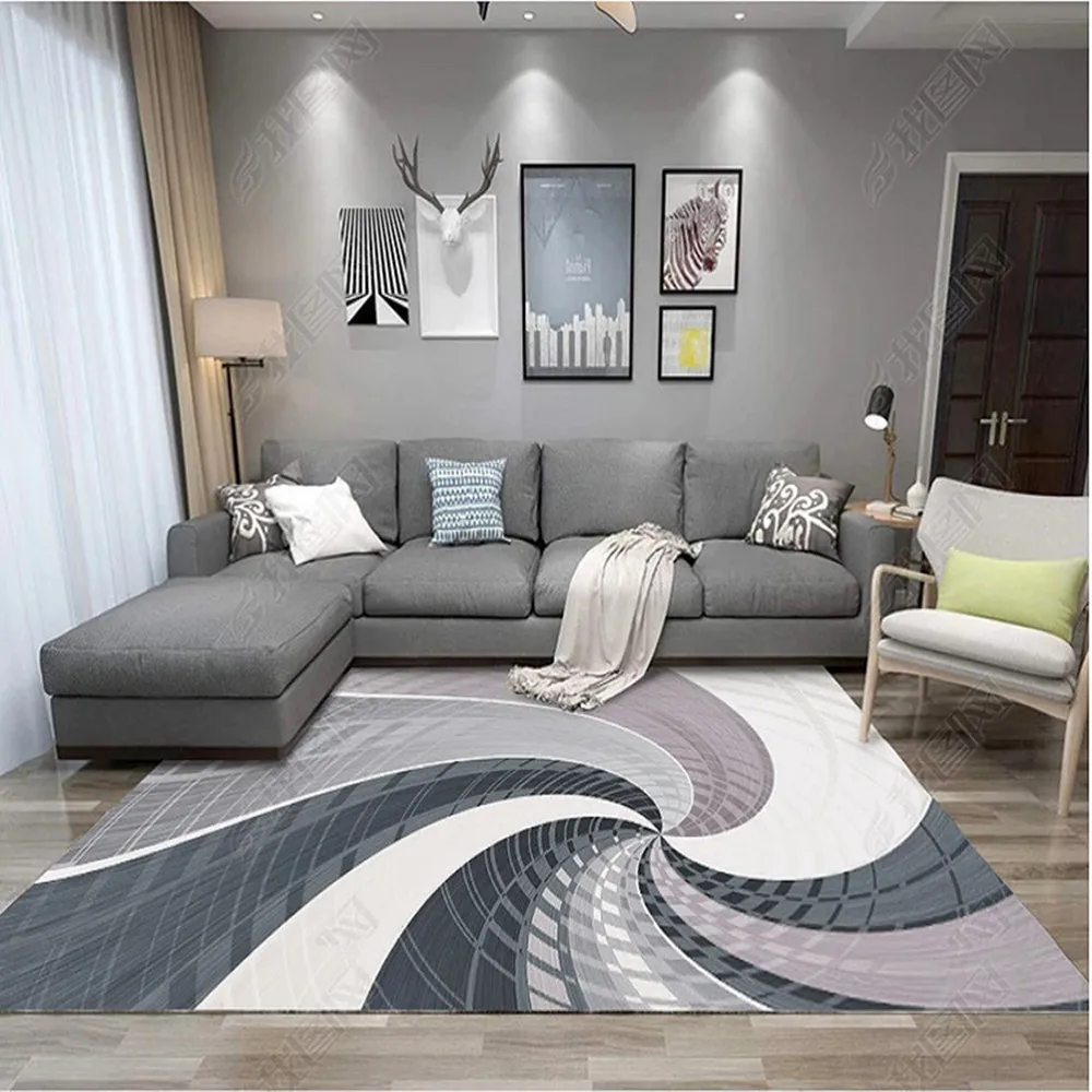 

Child Room Game Big Carpets For Living Room Bedroom Area Rugs Modern 3D Geometric Pattern Large Rug Hallway Mat Decor Home Floor