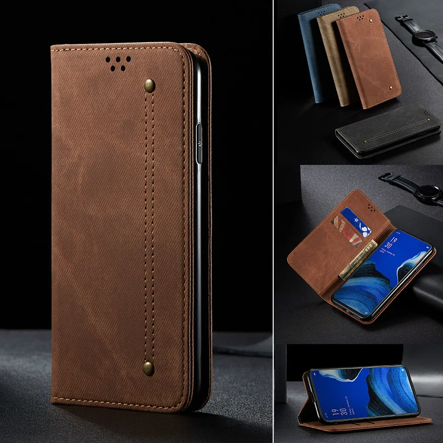 Чехол-книжка для OPPO F11 A9 RENO 2 2F 2Z кожаный | Мобильные телефоны и аксессуары