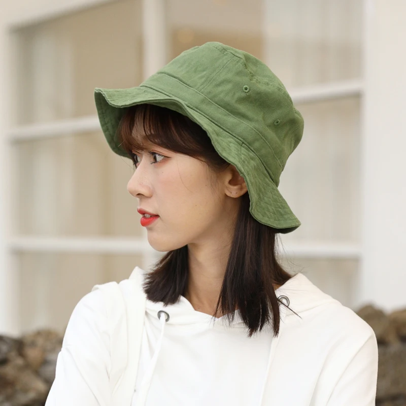 Панама джинсовая женская складная хлопковая кепка для рыбалки и охоты Пляжная в